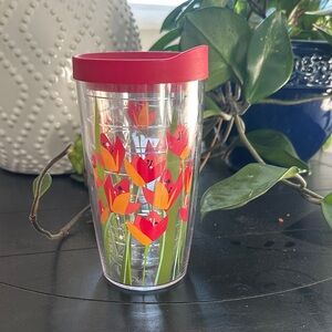 Spring Red Tulip Tervis Tumbler